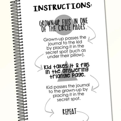 Just Between You & Me Kid Back and Forth Journal
