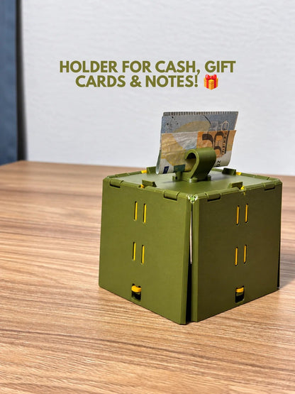 Jumping Christmas Gift Box | Pop-Up Surprise | Money & Ring Holder