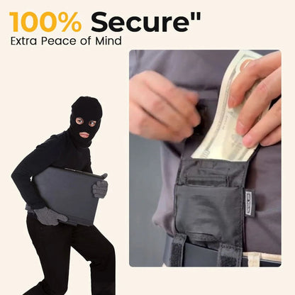 💼✨Slim Belt Wallet — Ultra-Slim Hidden Carry System for Everyday Essentials🛫
