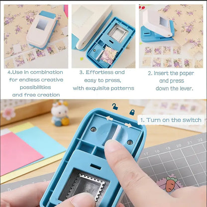 Rectangular Postage Stamp Paper Punch