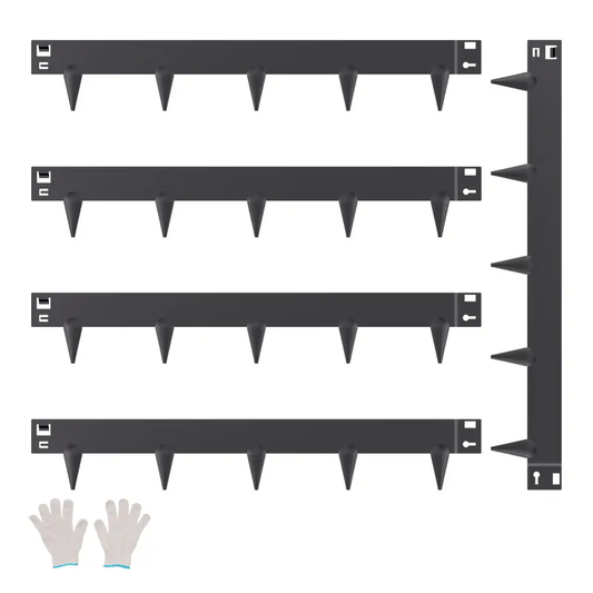 Galvanized Steel Yard Edging Sets (5 Packs, 39x3 in) - Rust Resistant, Flexible Bend, Heavy-Duty Garden Borders, Border Divider for Outdoor Raised Beds, Landscape Design Easy Installation