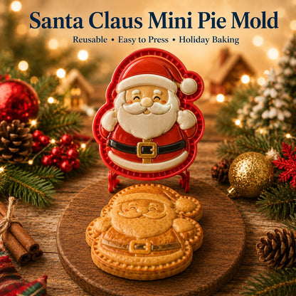 ⏳ Last Day 49% OFF – 🎄16-Design Christmas Mini Pie Mold Collection | Reusable Embossed Molds for Shaping Detailed Santa, Snowman, Reindeer, Tree & Holiday Pies 🥧✨
