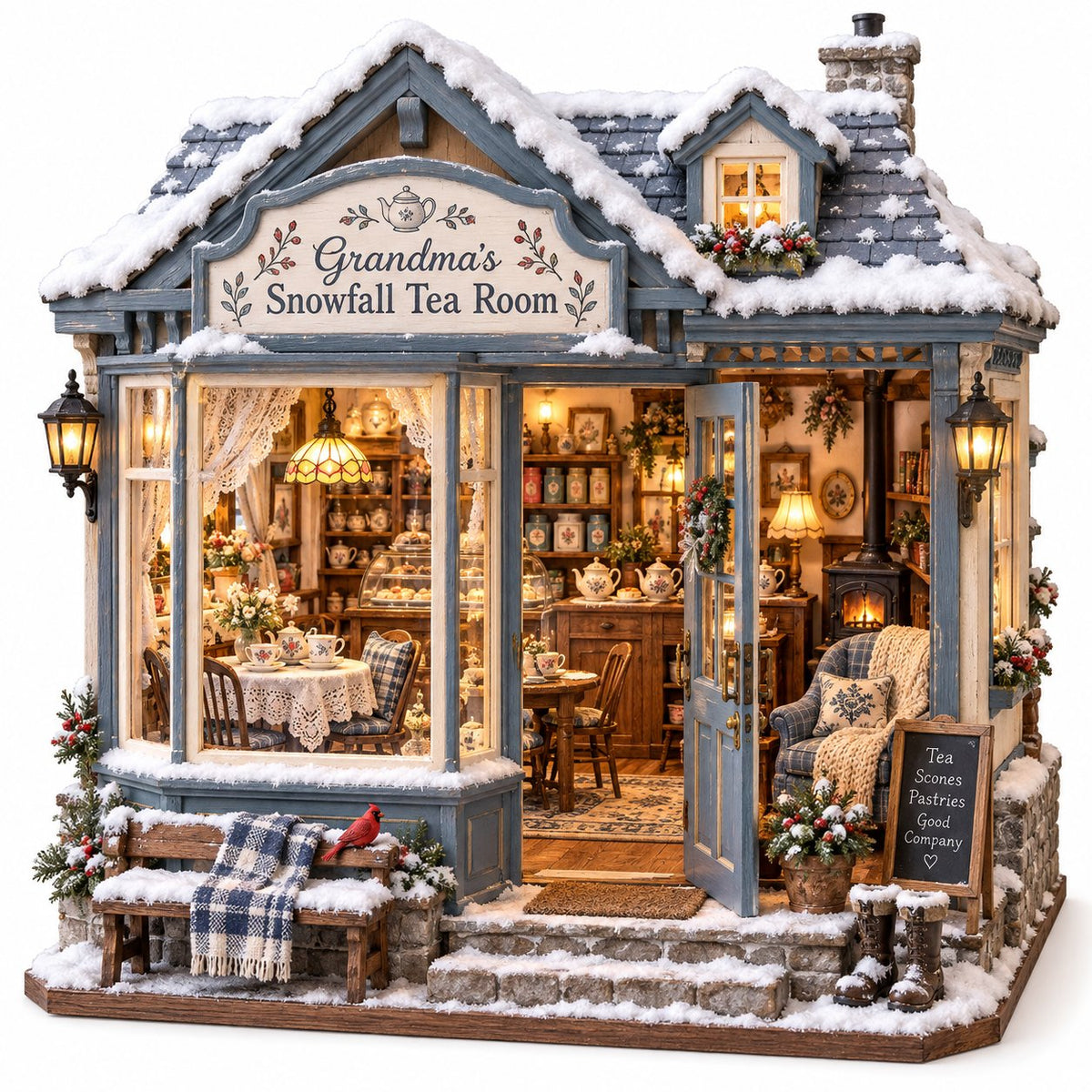 ☕ Build Your Own Snowfall Tea Room Cottage ❄️