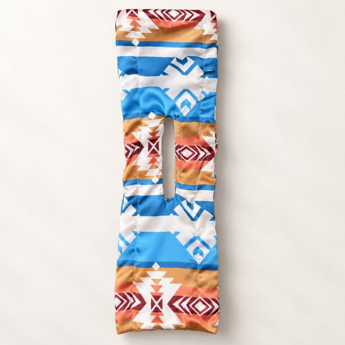 Western Print Low-Bun Hair Bow