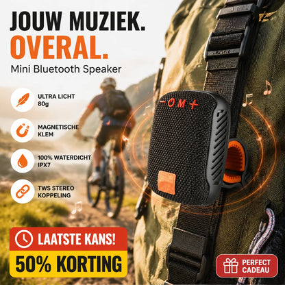 🥳2026 HOT SALE🥳💞55K+ SOLD!🎶 Waterproof Bicycle Bluetooth Speaker with Mounting Bracket