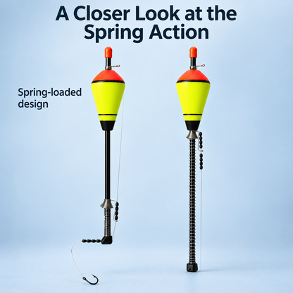 🎣Spring-Loaded Fishing Float with Adjustable Sensitivity