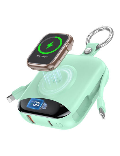 🔥 LAST DAY 50% OFF-🔋 3-in-1 Magnetic Power Bank 10000mAh – Portable Charger for iPhone, Apple Watch & AirPods