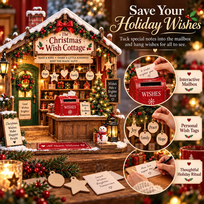 🎄 The Christmas Wish Cottage™-3D Slot-In DIY Christmas Craft Kit