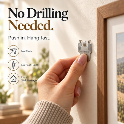 🏠 20 Pack Wall Claw Hooks | No Drilling Needed, Quick Installation for Living Room & Office Wall Decor