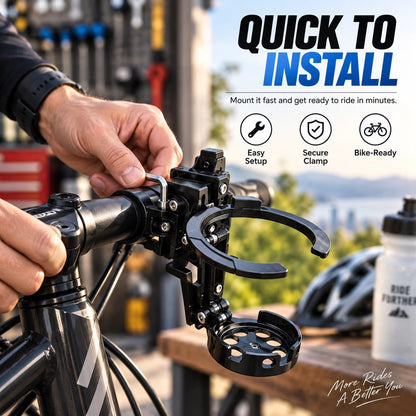 ✨ Fold It Away When Empty! 🚲 The Ultimate 2-in-1 Space-Saving Bike Bottle Cage 💧