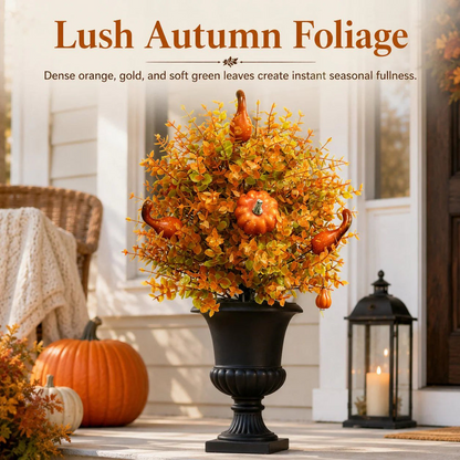 🔥Halloween Early Bird Special Sale 50% OFF - Artificial Fall Pumpkin Tree Stakes🍂