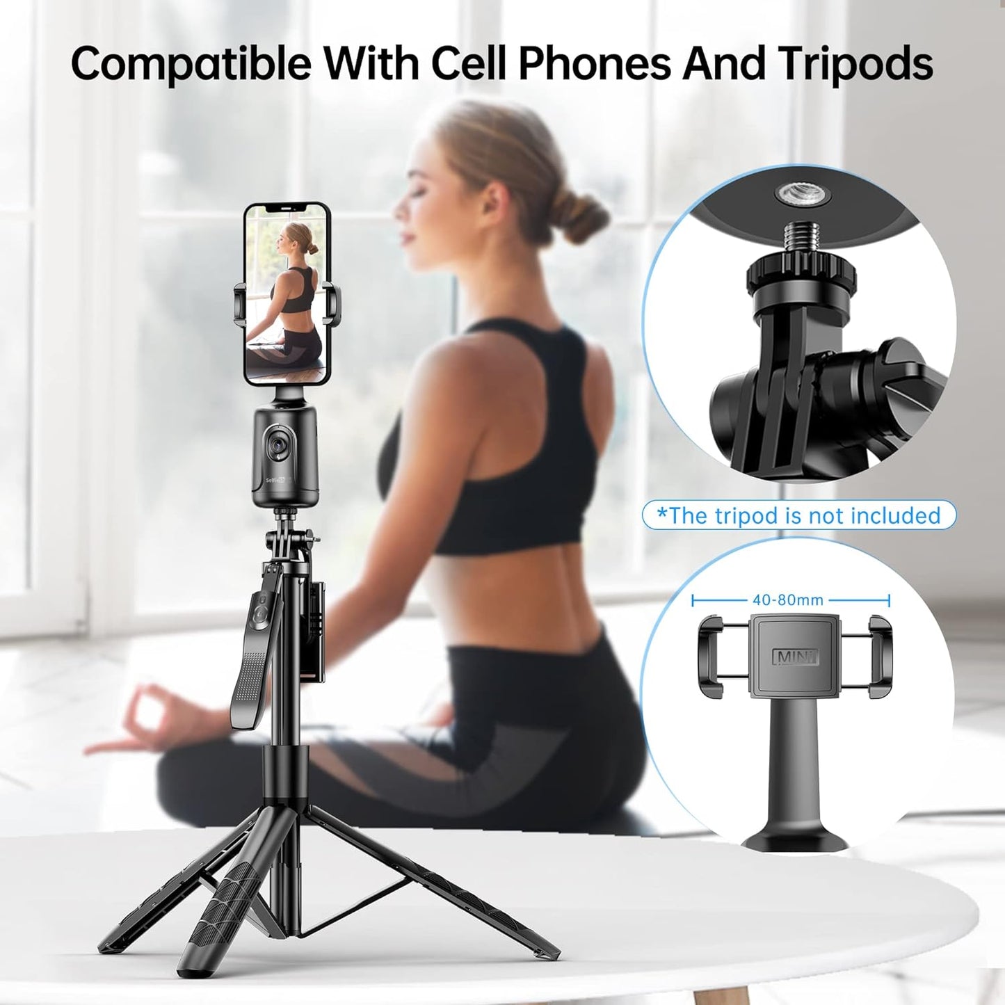 Smart AI Facial Recognition Phone Tripod🤳