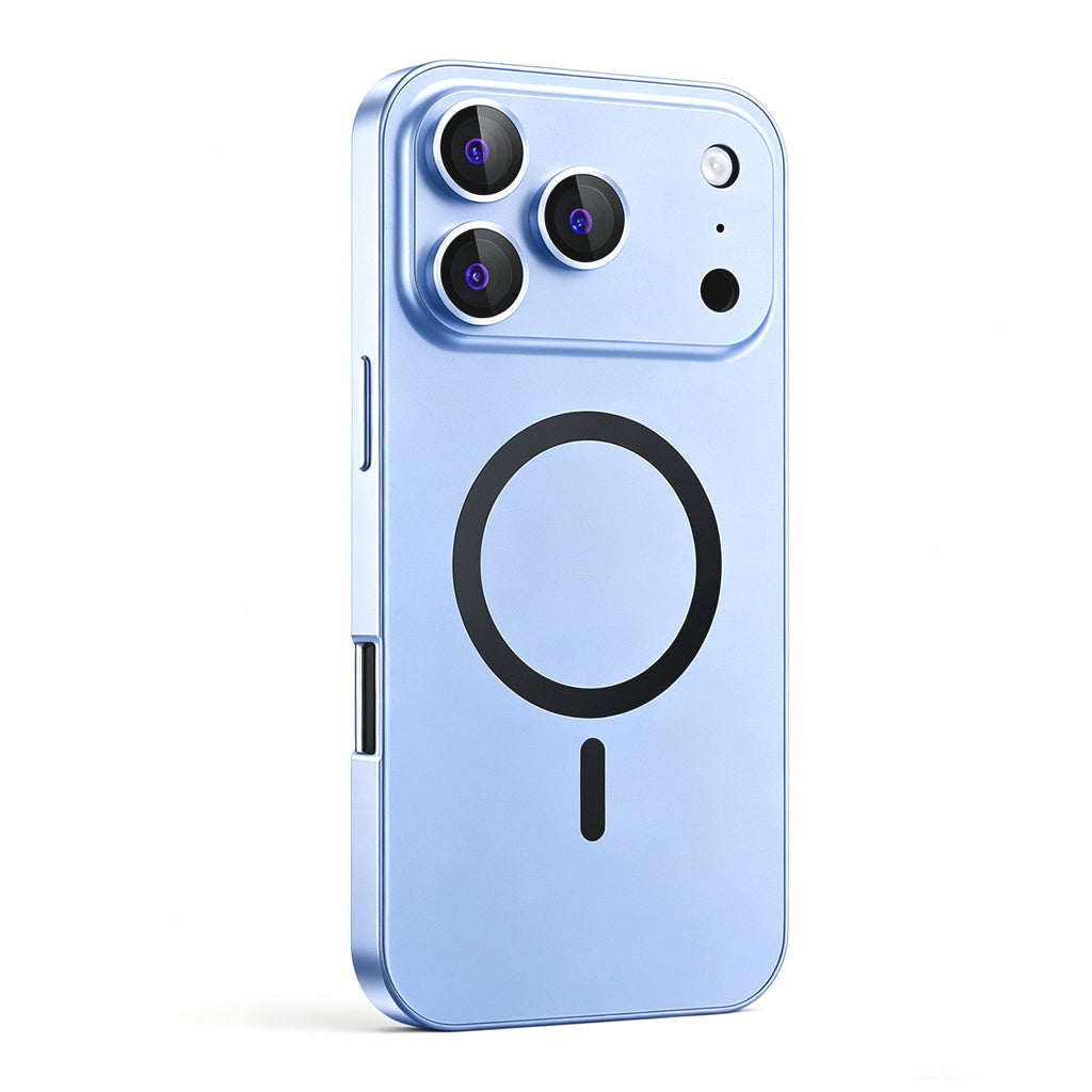 Compatible with iPhone 18 Pro Max Air 16 15 14 13 12 Metalic Magnetic Case with Lens Cover