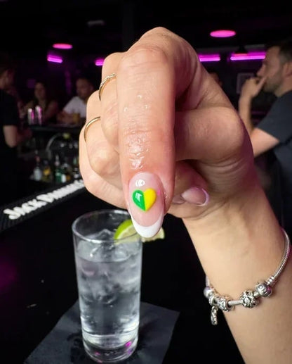 💅 Discreet Drink Safety Test Stickers – Portable Nail Sticker Design for Nights Out & Social Events