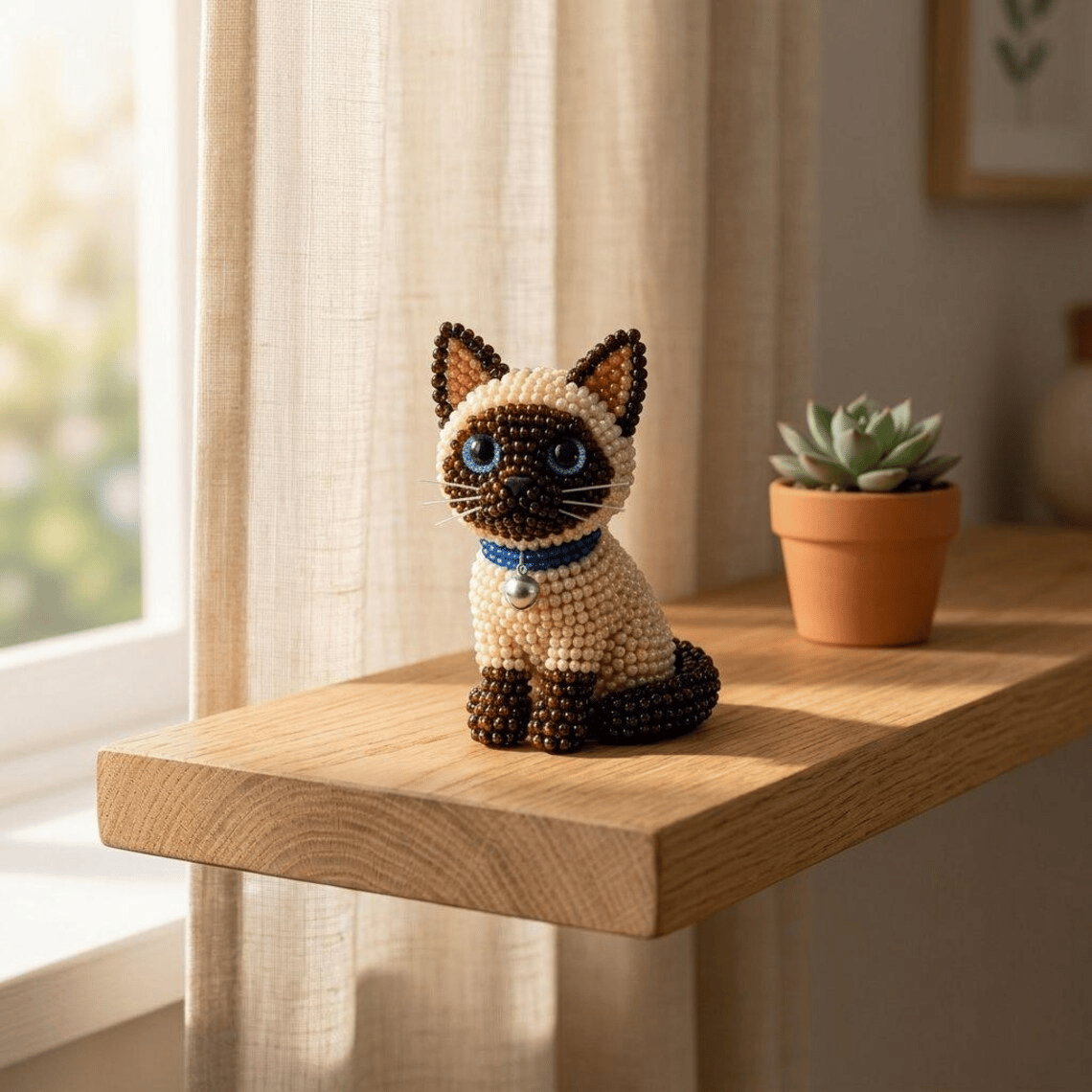 🐱 Create 4 Adorable Beaded Cats Yourself