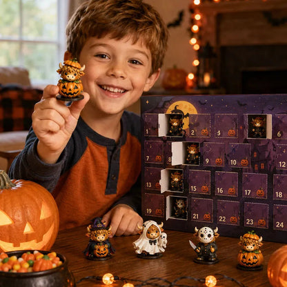 2026 Highland Cow Halloween Countdown Calendar — 24 Days of Spooky Surprises