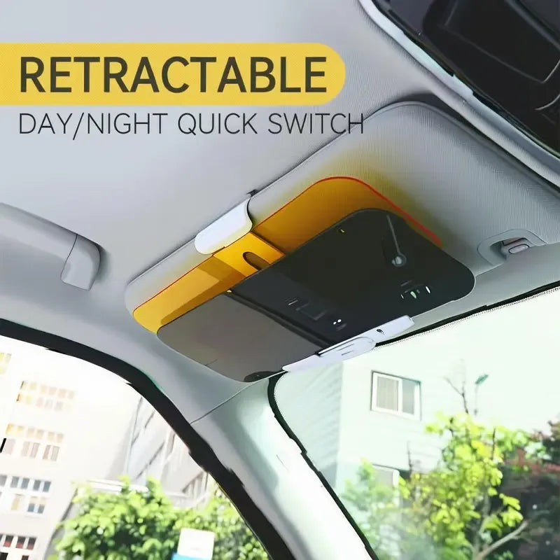 🚗 Universal Polarized Car Sun Visor Extender - Anti-Glare Driving Shield