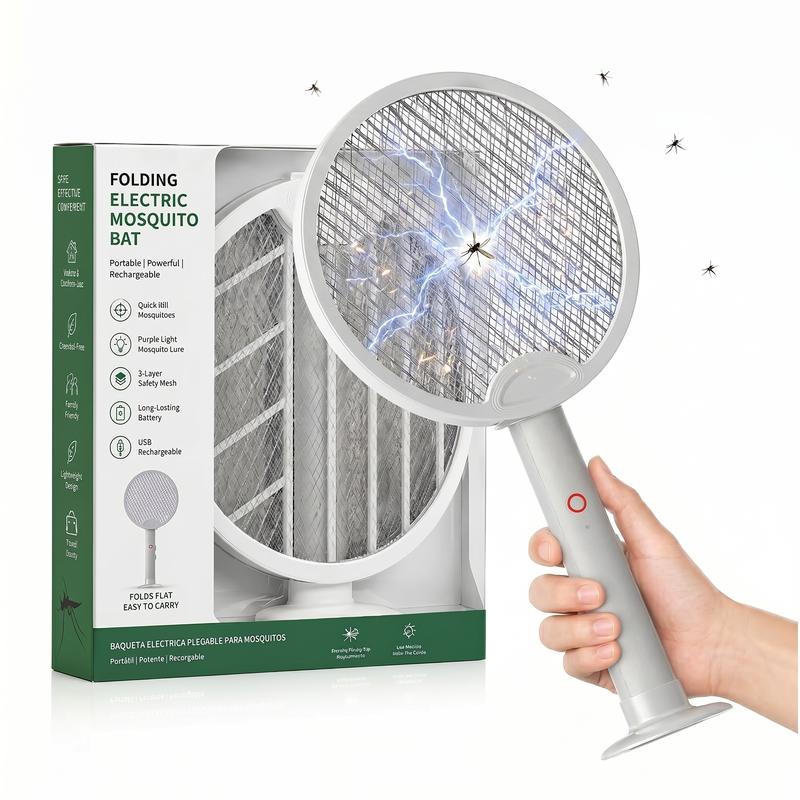 🔥Limited Time 50% Off✨2-in-1 Foldable Electric Fly Swatter