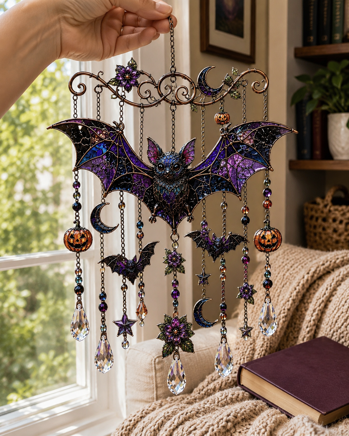 🔥🎃Halloween Suncatcher Wind Chime