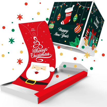 ✨Christmas Exploding Confetti Surprise Card – Pop-Up Joy in Every Envelope 🎄✨