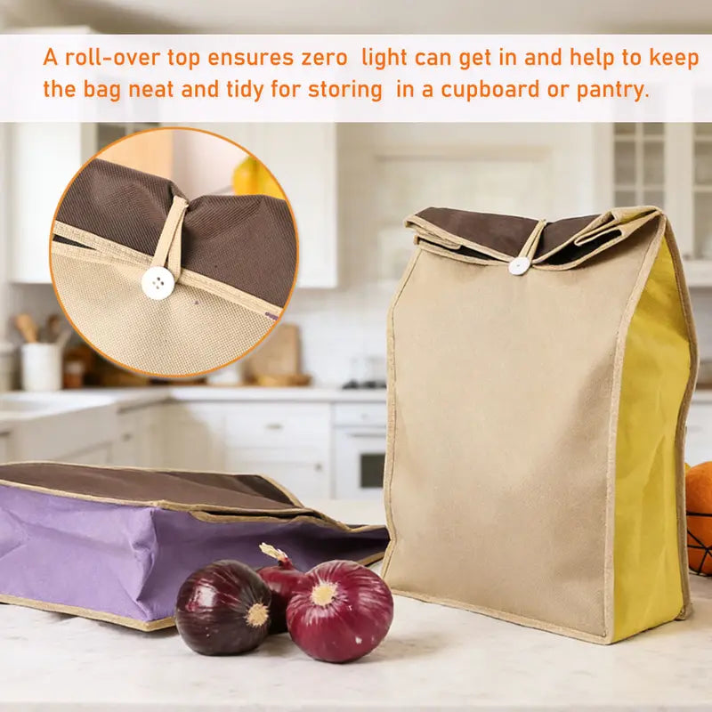 🔥Reusable Self Sealing Potato & Onion Storage Bags
