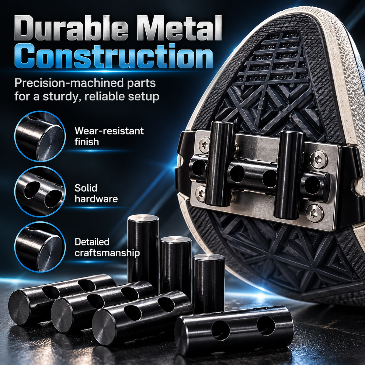 👟 Street-Ready Sole Attachment Kit – Removable Metal Shoe Hardware Set ⚡