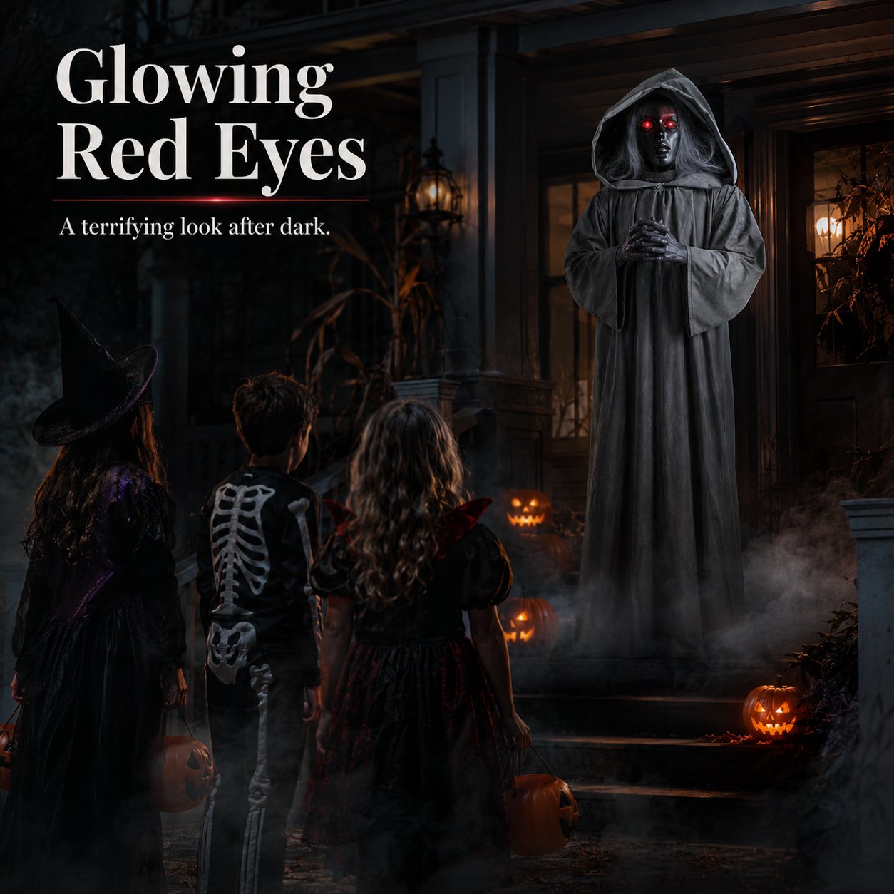 👻 Halloween Animated Jumping Scare Ghost – 50% OFF | Motion-Activated Life-Size Haunted Prop 🎃