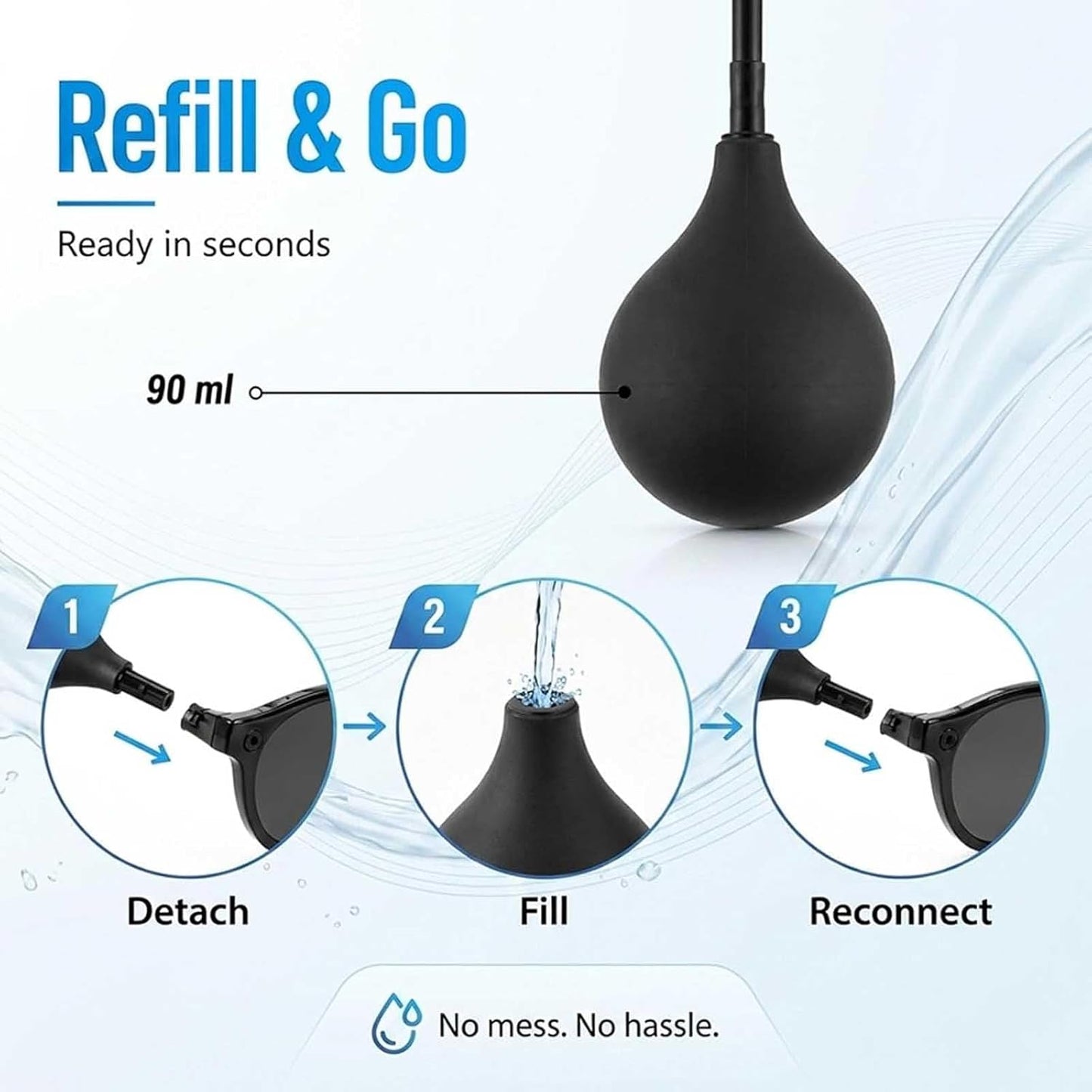 Hidden Squirt Sunglasses with 90ml Refillable Water Reservoir - Fun Water Shooting Glasses for Summer Parties & Beach Gag Gifts