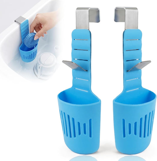 【BOGO】2-Pack Toilet Tank Tablet Holders 🚽 | Adjustable Silicone Hook