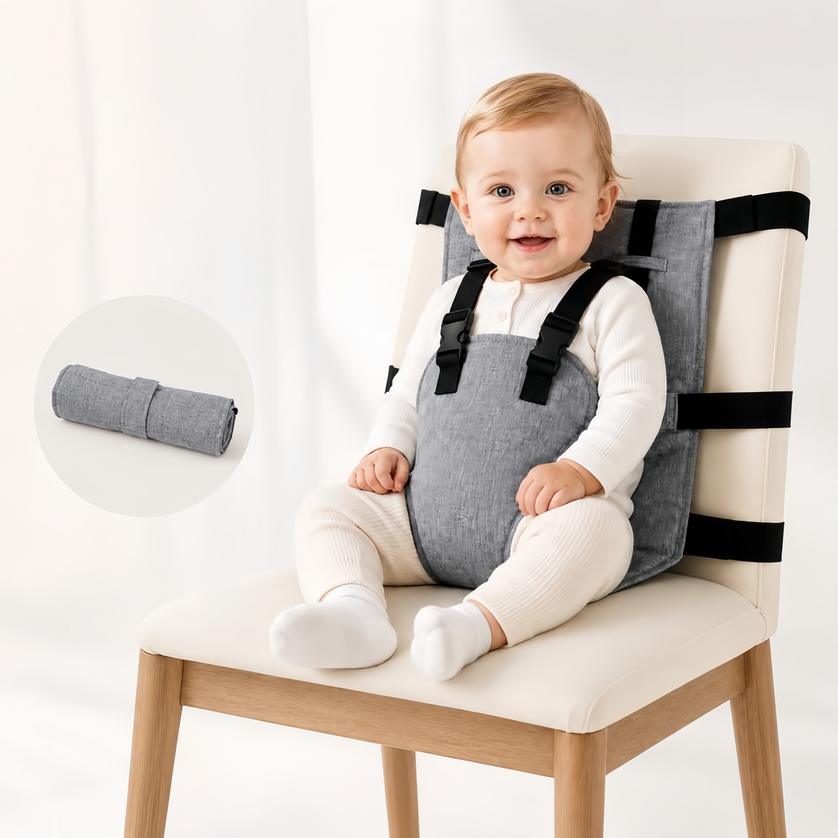 🏅Portable Baby Seat Harness for Dining Chairs