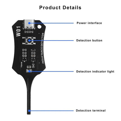 Type-C Inductance Tester Motherboard Coil Tester, Electronic Circuit Board Inductor Detector