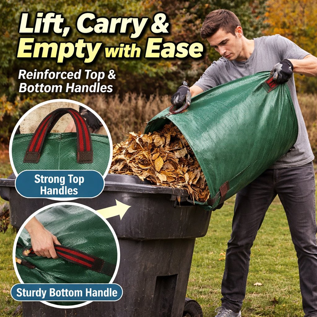 🍂 Reusable Garden Trash Bags