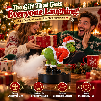 😂 Funny Christmas Green Character Mist Diffuser – Hilarious Butt Mist Effect, Festive Holiday Decor & Gag Gift 🎁