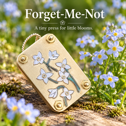 ✨Mini Embossing Tool | Small Portable Pocket-Sized Embosser🌸(Includes 20 Sheets of Paper and a Wrench)