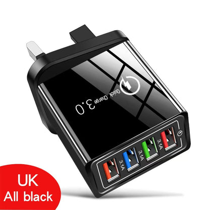 Four-Port Travel Charger