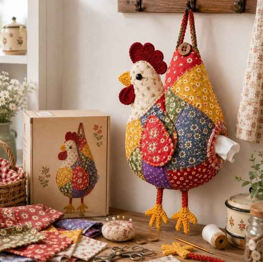 🐔40% OFF | Vintage Patchwork Chicken & Duck Hanging Tissue Holder