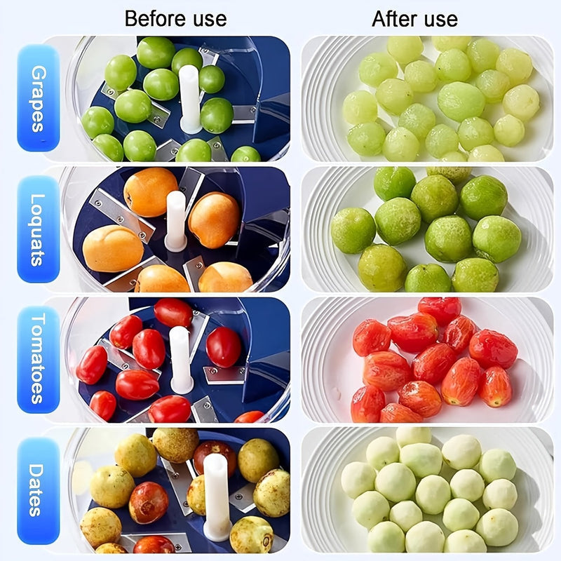 🧄 Smart Electric Fruit & Garlic Peeler – One-Click Automatic Peeling Machine with Easy-Clean Bowl 🍅