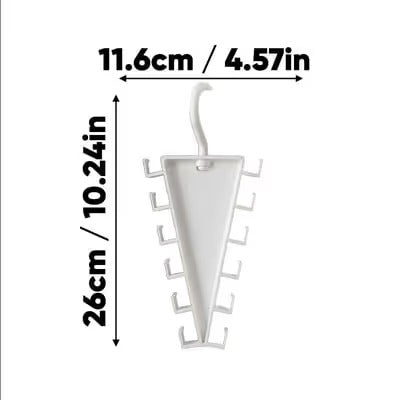 V-Shaped Double-Sided Closet Organizer Hanger