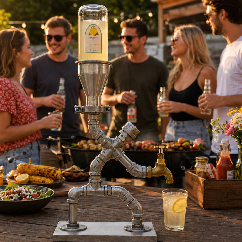 🍾Industrial Style Gravity Drink Dispenser