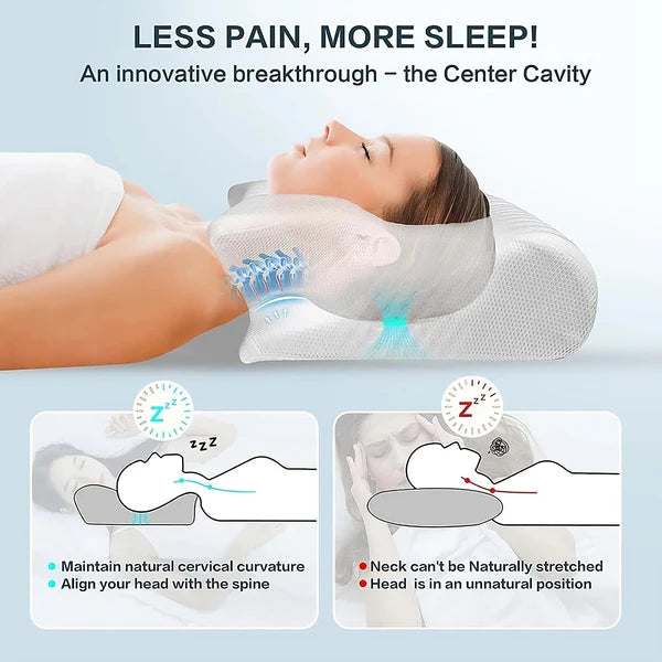 🛌Memory Foam Cervical Pillow😴✨
