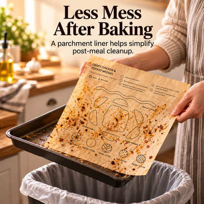 🍗Baking Paper Printed with Recipes—Making Baking Easy and Mess-Free! 👩‍🍳