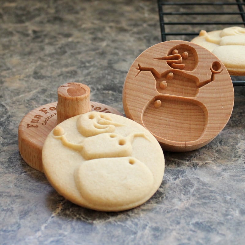 Wooden Cookie Stamp🍪