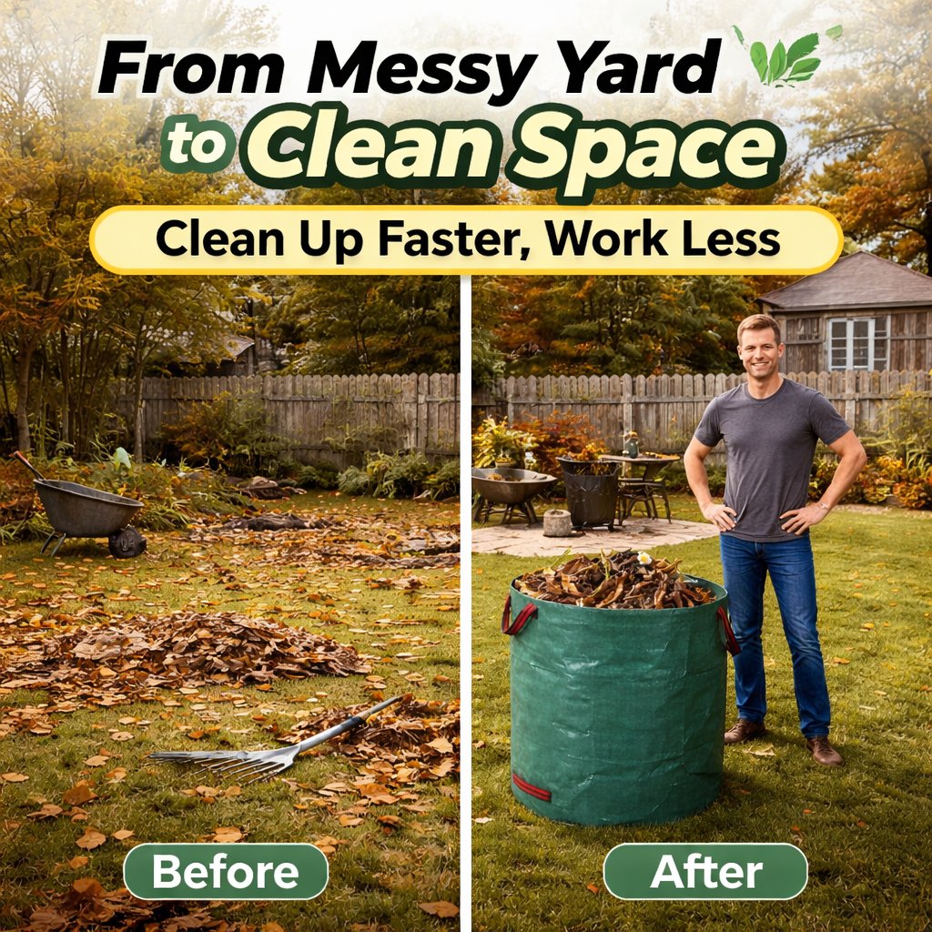 🍂 Reusable Garden Trash Bags