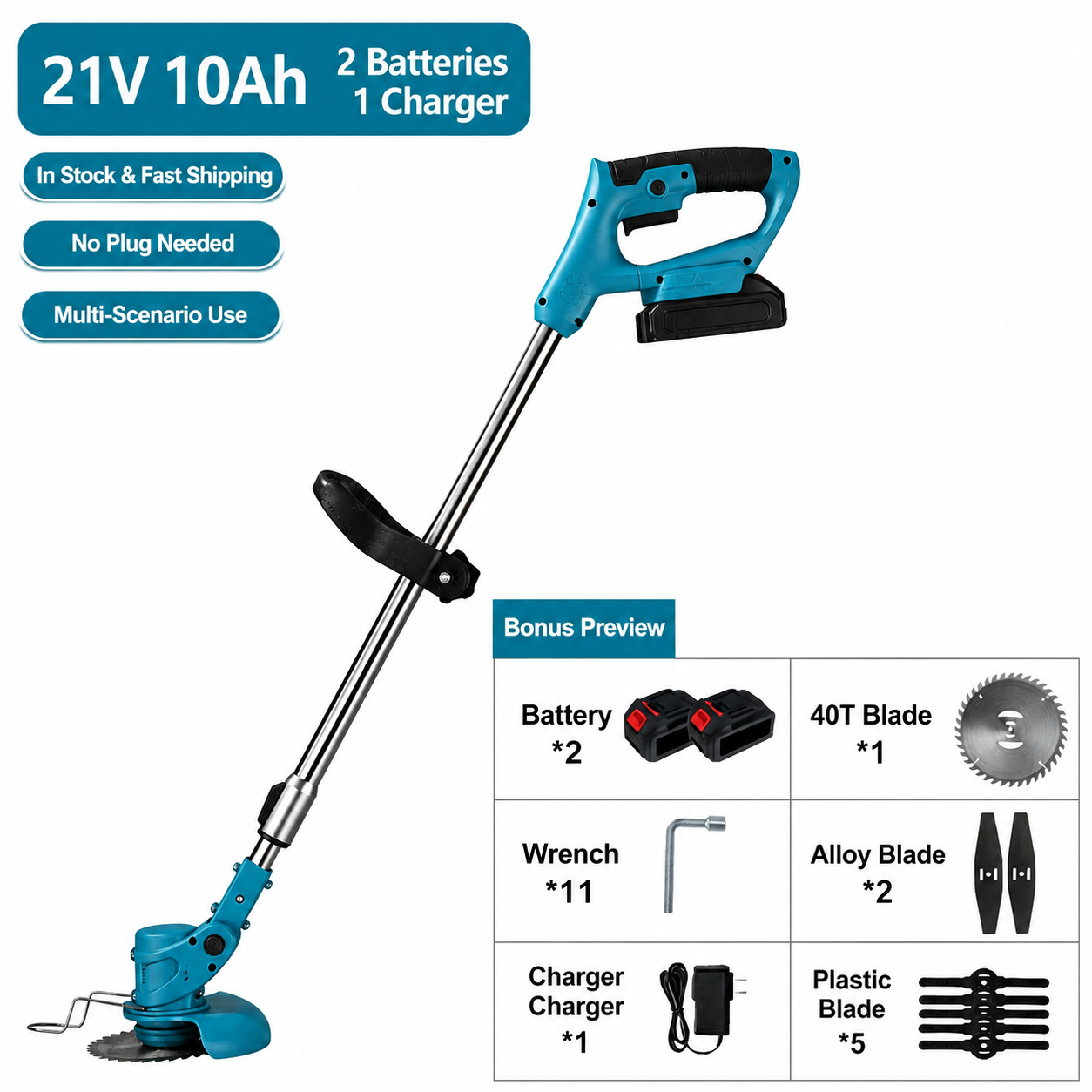 Lithium Battery Small Household Lawn Mower