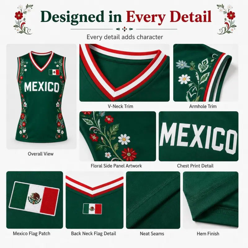 ⚽🔥 Show Your Team Spirit in Style! 🇲🇽☀️Sleeveless V-Neck Soccer Fan Tank | Lightweight Breathable Summer Sports Top 💚🏆