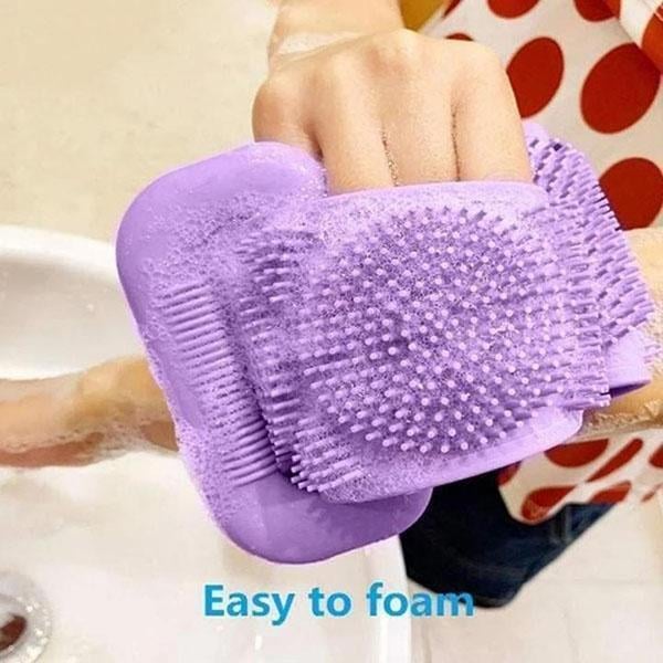 ✨ Silicone Back Scrubber Towel – Long Bath Brush for Deep Body Cleaning 🛁