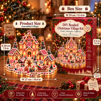 ✨🔥Magical Christmas Village 3D Gem Art DIY Kit