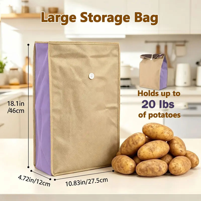 🔥Reusable Self Sealing Potato & Onion Storage Bags