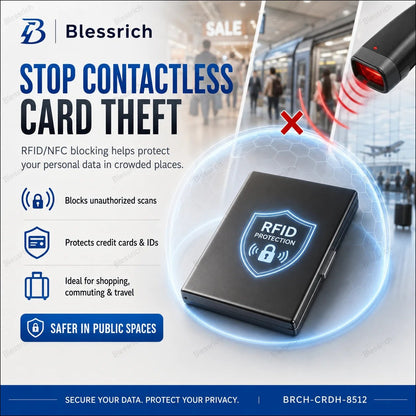 RFID Blocking Metal Card Holder