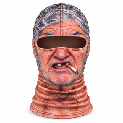 ❄️Funny Old Man Ski Mask